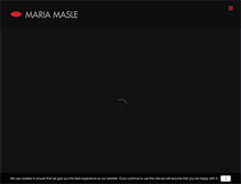 Tablet Screenshot of mariamasle.com